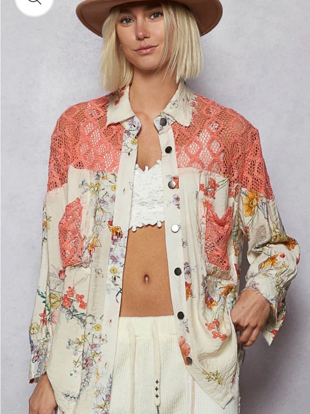 POL Floral Mix Blouse